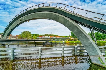 Fototapeten Melkwegbrücke Purmerend, Holland © Comofoto