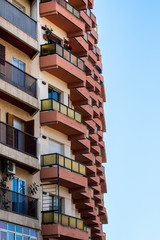 Modern Spanish apartment complex