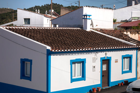 typical buildings of the portuguese cities