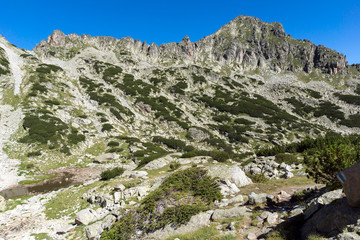 Fototapeta premium Landscape of Samodivski lakes, Pirin Mountain, Bulgaria
