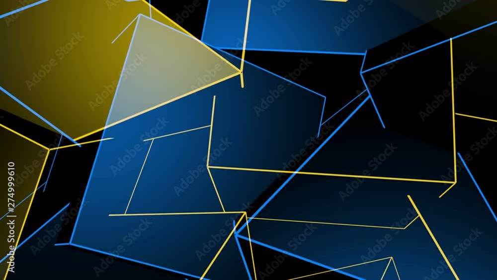 Poster abstract bright polygonal background with many surfaces. ideal for any video presentation or your ow