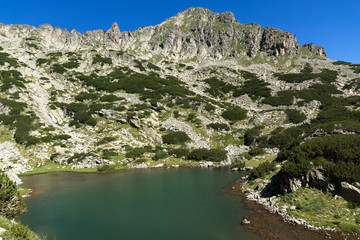 Naklejka na ściany i meble Landscape of Samodivski lakes, Pirin Mountain, Bulgaria