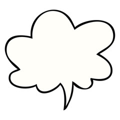 cartoon speech bubble and speech bubble