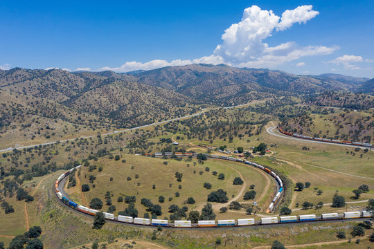 Tehachapi Loop in California