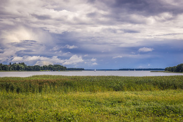 Fototapeta na wymiar Mamry Lake in Masurian Lakeland region of Poland