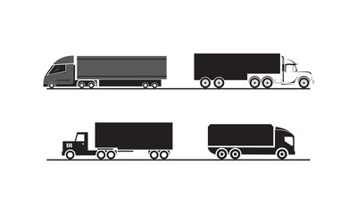 Truck template vector