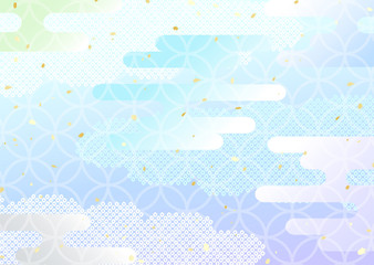 金銀 霞 和柄 背景 Wall Mural Wallpaper Murals Umiberry 金銀 霞 和柄 背景 Wall Mural Wallpaper Murals Umiberry