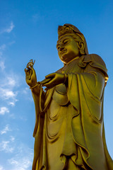 Obraz premium Bangkok,Thailand-June 22,2019: Guanyin in Fo Guang Shan Thai Hua Temple