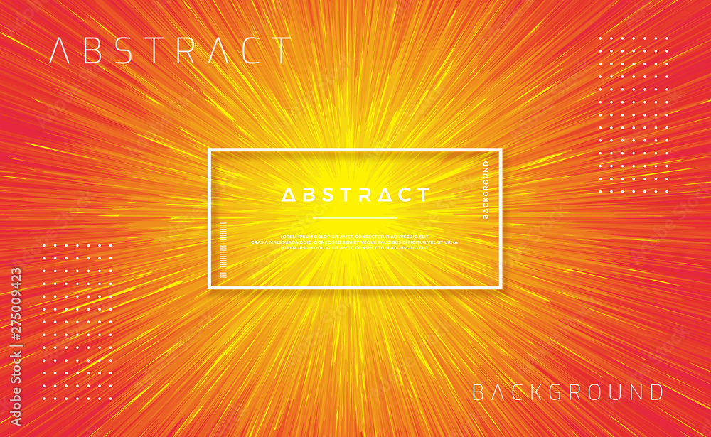 Poster dynamic textured background design in flat style with orange color. trendy background with trendy gr