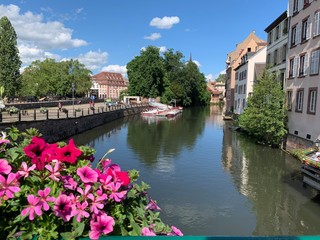 A view from Strasbourg in Alsace region of France