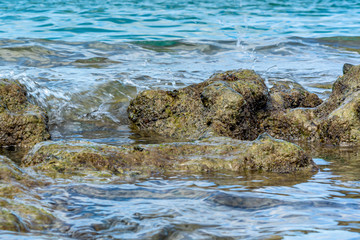 Porto de Galinhas, Ipojuca, Pernambuco, Brazil - May, 2019: one of the most beautiful beaches in the world, where you can take a raft and go visit natural pools on the coast