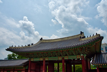 Fototapeta premium 한국의 전통궁전 창덕궁