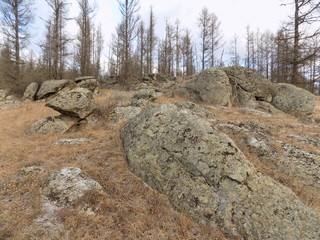 Jus Stone Park.Khakassia.Russia.
