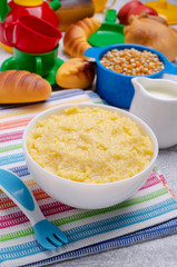 Corn baby porridge