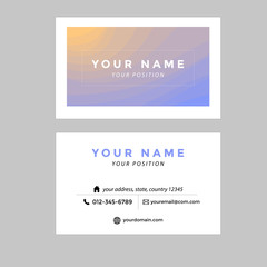 name card vector graphic design