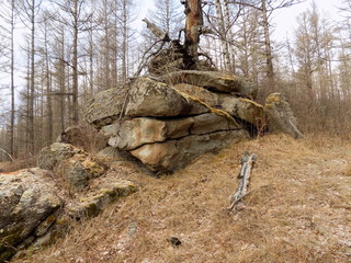 Jus Stone Park.Khakassia.Russia.