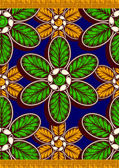 Fototapeta premium african fashion seamless pattern, vector illustration file. 