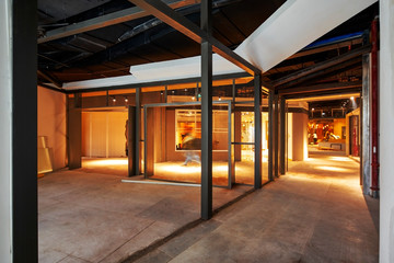 Indoor scene map being built