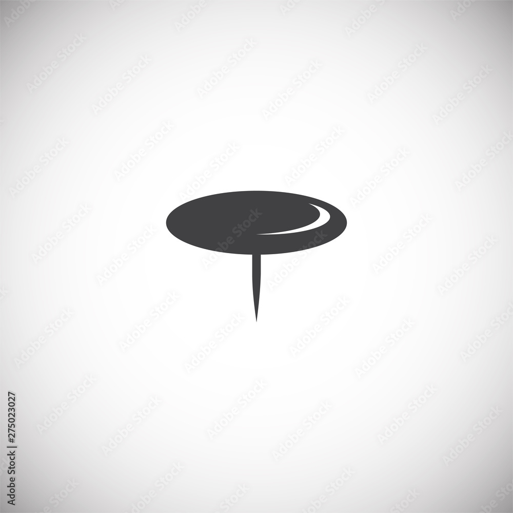 Poster geolocation related icon on background for graphic and web design. simple illustration. internet con