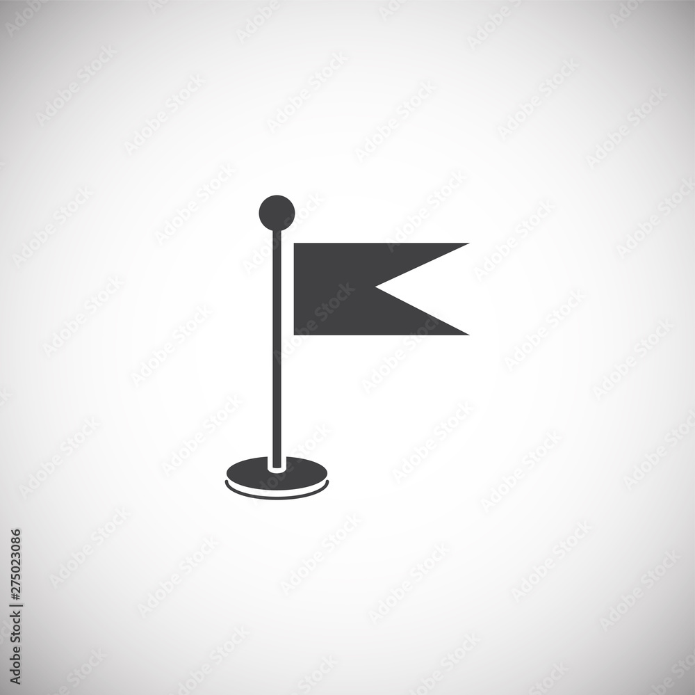 Poster geolocation related icon on background for graphic and web design. simple illustration. internet con
