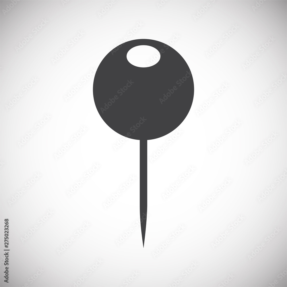 Poster geolocation related icon on background for graphic and web design. simple illustration. internet con