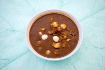 Korean red bean porriage