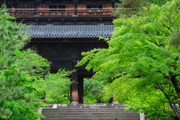 京都　南禅寺　三門　新緑