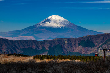 【神奈川県】大涌谷から富士山