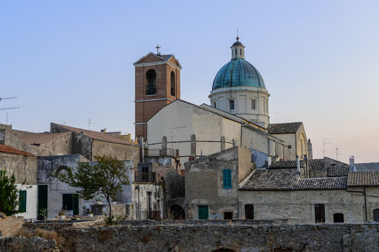 Ortona Italy city on the Adriatic sea with great port medieval castle and nice historic center Abruzzo region