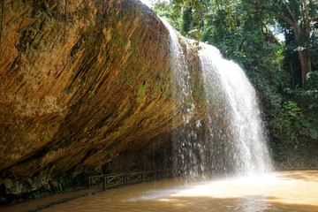 waterfall in forest - 275034833