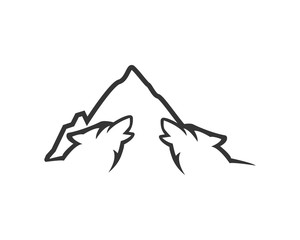 Mountain Logo icon Business Template Vector