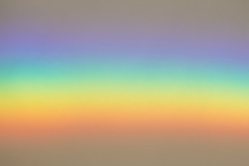 Obraz premium real rainbow on white background