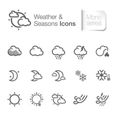 Weather & forecast related icons