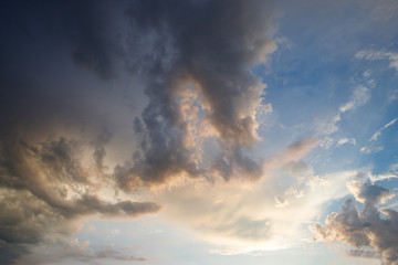 Natural sky background, beautiful color