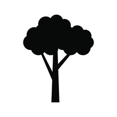 Tree icon vector. Tree sign illustration. 