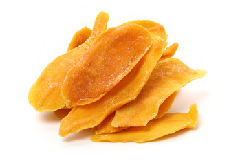 Mango. dry mango on the background