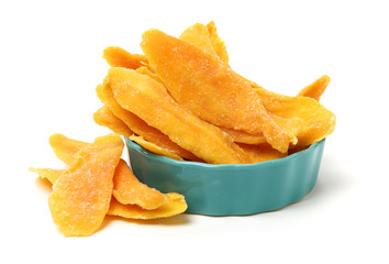 Mango. dry mango on the background