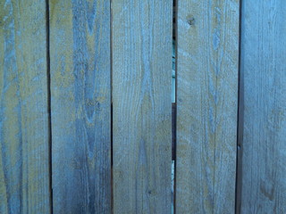 Fragment of an old wooden fence close up, texture, background