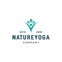 Leaf logo design concept. Universal leaf logo.