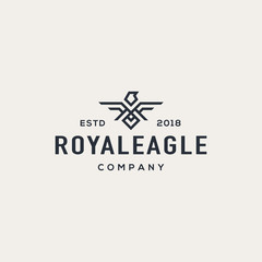 Eagle logo design concept. Universal eagle logo.