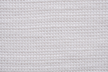 White cotton textile clothing fabric texture background