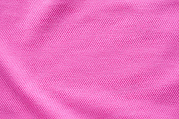 Fototapeta na wymiar Pink cotton fabric texture closeup background