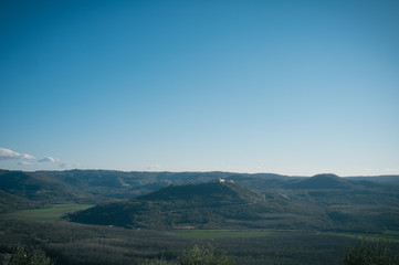 Riding up and down the valleys in Istria, finding hidden places, old cities in the inland