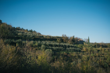 Riding up and down the valleys in Istria, finding hidden places, old cities in the inland