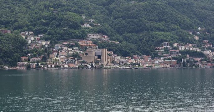 Campione d Italia Comune at Lake Lugano Lombardy Region