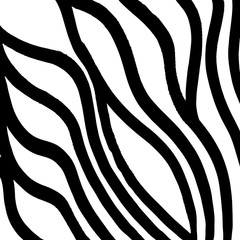 Brush grunge pattern. White and black vector.