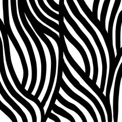 Brush grunge pattern. White and black vector.