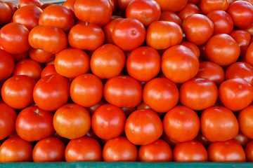 Various vegetables are sold at a bazaar in Croatia