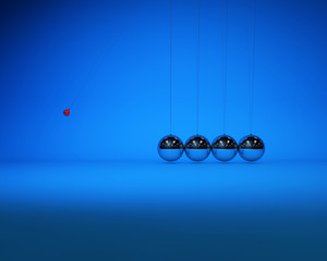 Newton balls, big balls and small balls