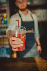 cool drink cocktail on the table